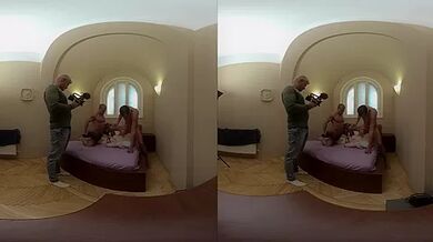 Busty Blonde Discovers Squirting In First Threesome