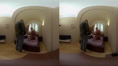 Busty Blonde Discovers Squirting In First Threesome