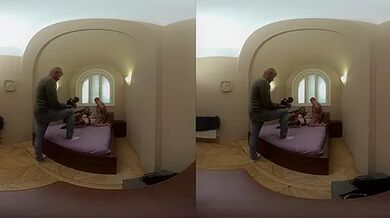 Busty Blonde Discovers Squirting In First Threesome