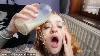 Azura Alii - Unbelivable Spew Milk & Swallowed Piss On Cock