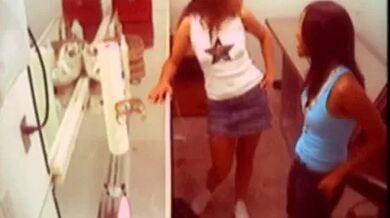 Horny office lesbians licking out pussy