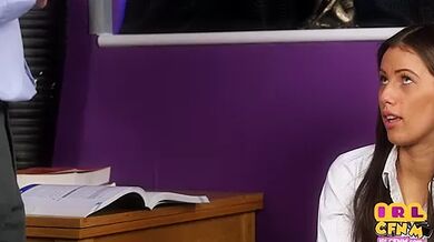 Uniform 21yo CFNM ruling over teacher