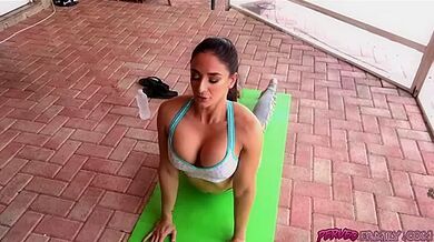 Are you hard from stretching me, stepson?