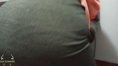 Hot stepmom pleases her stepson and lets him record her fucking her thick dildo with her ass