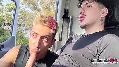 Sucking Big Uncut Cock Blowjob Big Load!