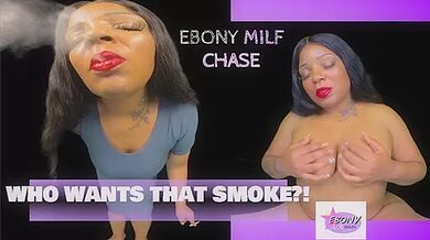 Smoking Hot Ebony Stepmom Chase- MILF Smoking Fantasy