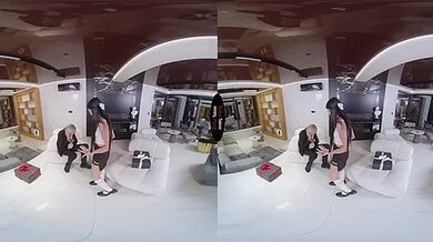 Ara Mix VR Porn: Old Sugar Daddy Tries Cuckold Experience - VirtualTaboo