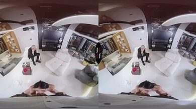 Ara Mix VR Porn: Old Sugar Daddy Tries Cuckold Experience - VirtualTaboo