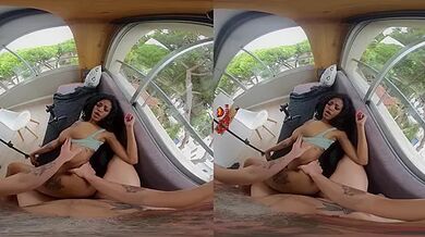 Slim Brazilian Has Huge Tits - Iii