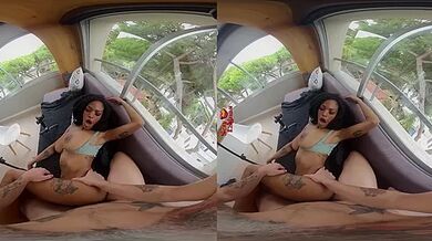 Slim Brazilian Has Huge Tits - Iii