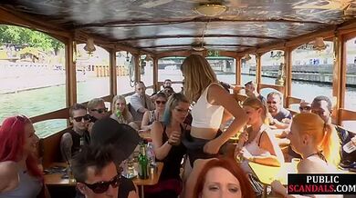 Stunning redhead bounces on lovers cock