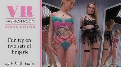 Vika & Yuliia Tries On Two Sets Of Lingerie