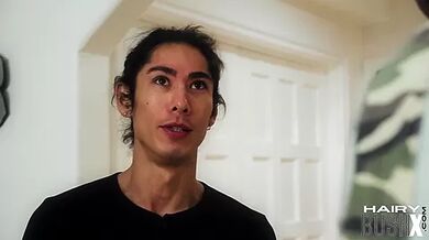 Nasty babe deepthroating BFs big cock