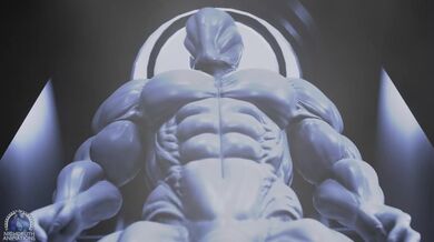 Armatura atomica sintetica, Tuta simbionte di Druth