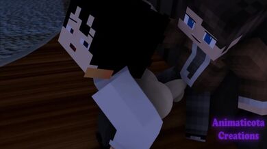 Sesso selvaggio in ufficio con il mio capo - Minecraft Gay Sex Mod Animation