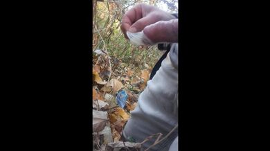 Ho trovato strani preservativi usati nella foresta e mi sono masturbato con loro3.