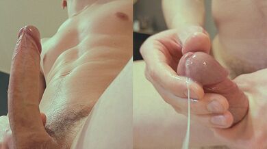 Giocando con il mio cazzo fino a quando non vengo