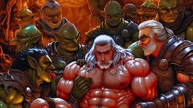 Al vecchio mago del regno piace dare il culo ai sudditi del castello. Anime Hentai