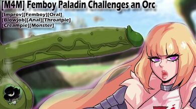[M4M] Femboy Paladina sfida un Orco