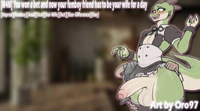 [M4M] Hai vinto una scommessa e ora il tuo amico femboy deve essere tua moglie per un giorno