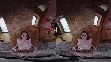 Aria Carson VR Porn: Say Hi To Your Boyfriend - DarkRoomVR