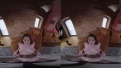 Aria Carson VR Porn: Say Hi To Your Boyfriend - DarkRoomVR