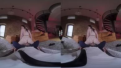 Aria Carson VR Porn: Say Hi To Your Boyfriend - DarkRoomVR