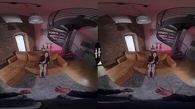 Aria Carson VR Porn: Say Hi To Your Boyfriend - DarkRoomVR