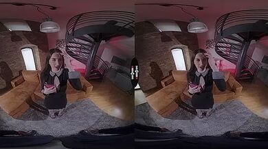 Aria Carson VR Porn: Say Hi To Your Boyfriend - DarkRoomVR