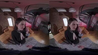 Aria Carson VR Porn: Say Hi To Your Boyfriend - DarkRoomVR