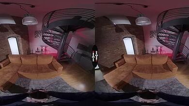 Aria Carson VR Porn: Say Hi To Your Boyfriend - DarkRoomVR