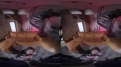 Aria Carson VR Porn: Say Hi To Your Boyfriend - DarkRoomVR