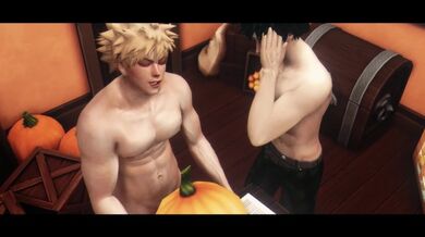Hero's Halloween 2022 - Pumpkin Pie - Kacchan x Deku - My Hero Academia Parodia di animazione 3D