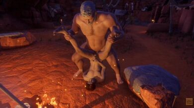 Vita selvaggia / Ragazzo enorme scopa Max al falò