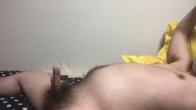 ドで全裸でちんちん触ってたら射精しちゃった