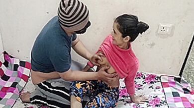 Seeing The Nurse Alone, The Patient Pressed Her Breasts And Fucked Her