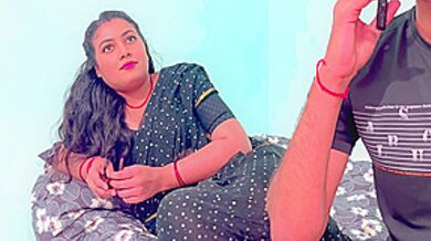 Stepmom Shared Single Bed And Made Stepson Happy, Full Hindi Audio