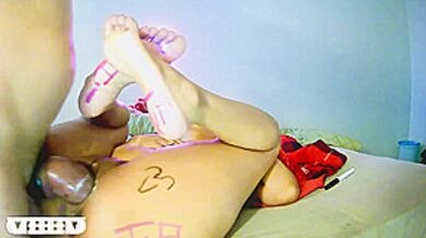 Honey Golden Skin Color Exotic Erotic Body Tattoo Stripper Hiijab Neighbor Taking Very Big Dick