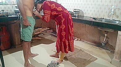 Husband And Wife Having Sex In The Kitchen