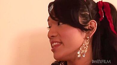 Tatted Up Trans Fucks Her Man In Uniform