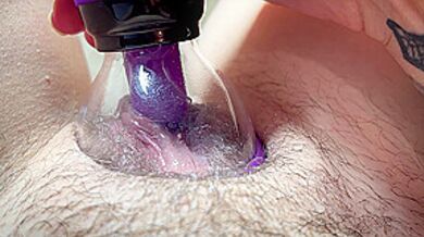 I Pumped Up My Baby With A Vacuum, A Drooling And Huge Clitoris, An Extreme Flowing Orgasm