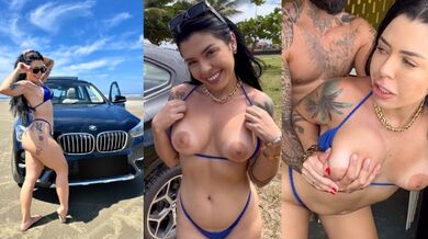 bruna birichina ha fatto sesso nel chiosco abbandonato in riva al mare - Drii Cordeiro