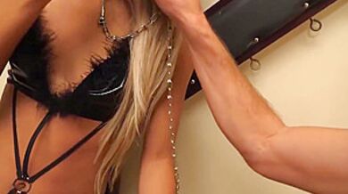 Chained Up Brazilian Tranny Bdsm With Bf - Lorena Eduarda