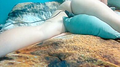 Horny Stepmom Pillow Humping With Vibrator Until Orgasm