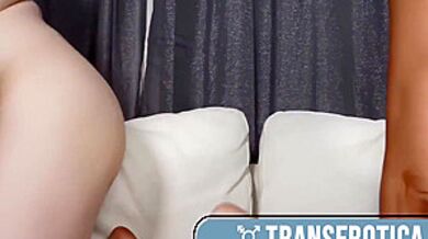 Fucks Big Ass Cowgirl Ts Loved Going Dominant! - Andrea Grey And Roxxie Moth