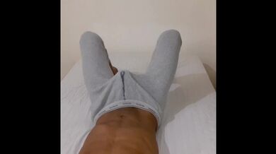 Mani libere palpitante cazzo stuzzicare e sborrare (bonus post orgasmo)