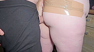 He Alternately Inserts His Big Cock Into The Pussy And The Tight Anal